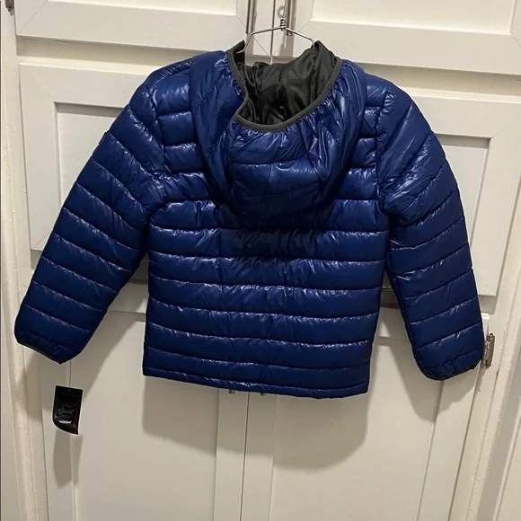 Kids Blue Puffer Jacket - Picture 3 of 3